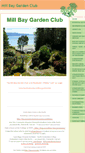 Mobile Screenshot of millbaygardenclub.com