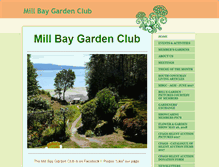 Tablet Screenshot of millbaygardenclub.com